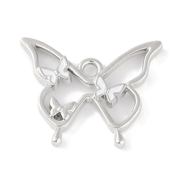 Rack Plating Alloy Enamel Pendants