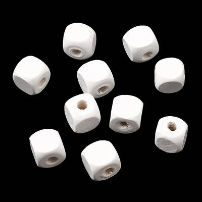 Spray Painted Wooden Beads