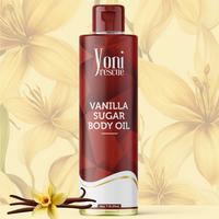 Vanilla Sugar Body Oil, w/ Apricot, Jojoba, Avocado & Vitamin E Oil Blend, Fast-Absorbing, Moisturizing, layer Fragrance Skin...