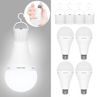 Rechargeable emergency Light Bulbs A21 led light 60 Watt,Battery Powered Light Bulb E26 Base,Multi-Function Battery Backup Em...