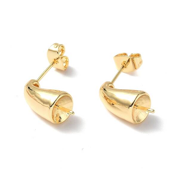 Brass Stud Earring Findings