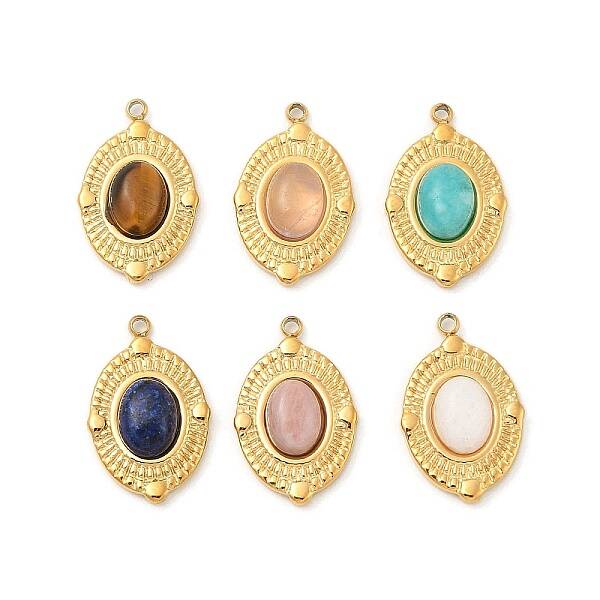 Natural Mixed Gemstone Pendants