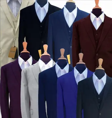 Classic All Color Fit Suit - Pleated Pants - Athletic Fit Suits - Executive Cut Suit