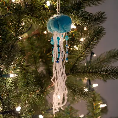 Handmade Sea Life Ornament - Sea Turtle