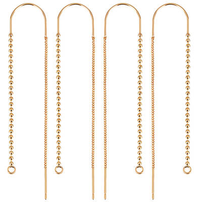 10Pcs Brass Stud Earring Findings