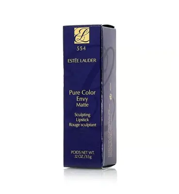 Estee Lauder Pure Color Envy - Matte Cream Lipstick 554 Deep Secret 3.5 g