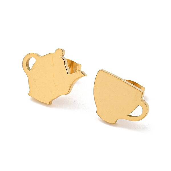 304 Stainless Steel Stud Earrings