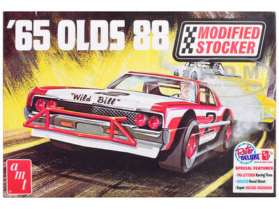 Skill 2 Model Kit 1965 Oldsmobile 88 Modified Stocker 1/25 Scale Model by AMT