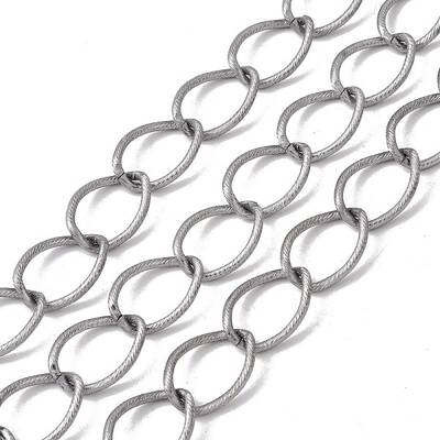 Oval Oxidation Aluminum Curb Chains