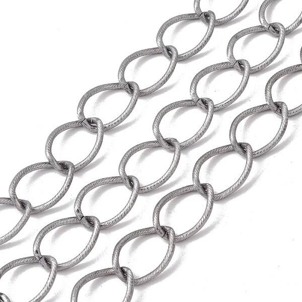 Oval Oxidation Aluminum Curb Chains