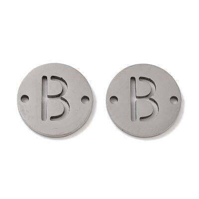 Non-Tarnish 201 Stainless Steel Hollow Flat Round Links