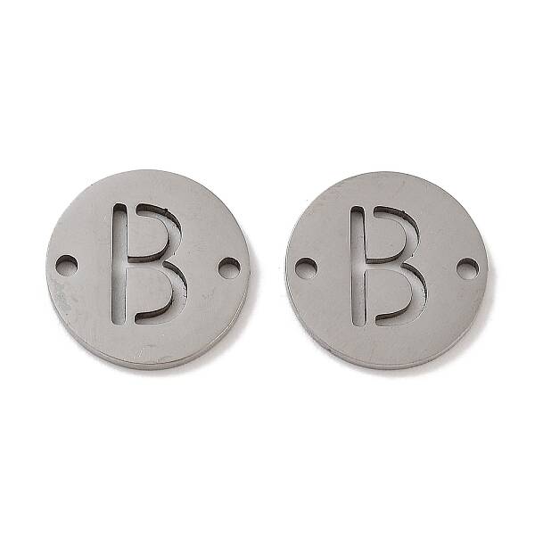Non-Tarnish 201 Stainless Steel Hollow Flat Round Links