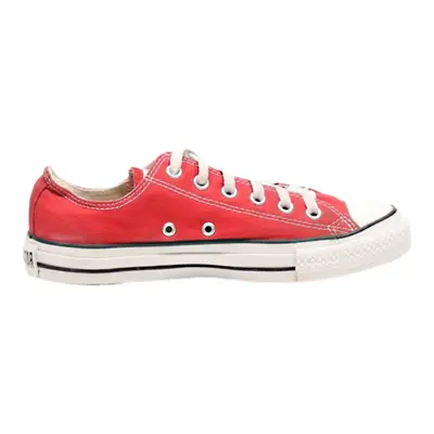 CONVERSE Chuck Taylor All Star Low Top Trainers Red Canvas Womens UK 5.5