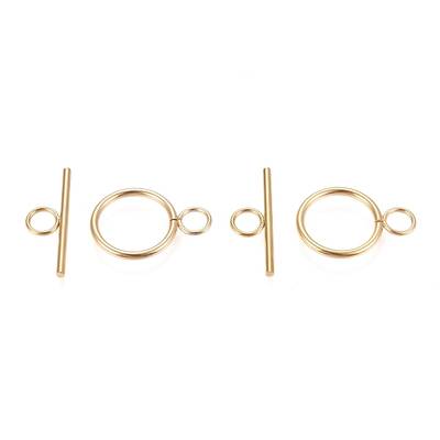 Ion Plating(IP) 304 Stainless Steel Toggle Clasps