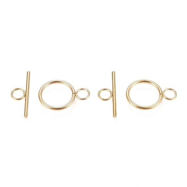 Ion Plating(IP) 304 Stainless Steel Toggle Clasps