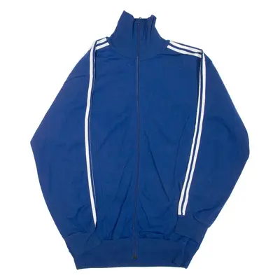 ADIDAS Mens Track Jacket Blue L