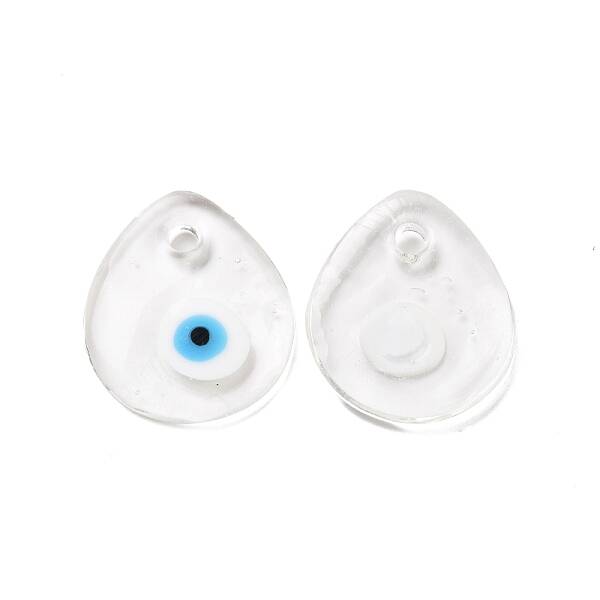 Handmade Lampwork Evil Eye Pendants