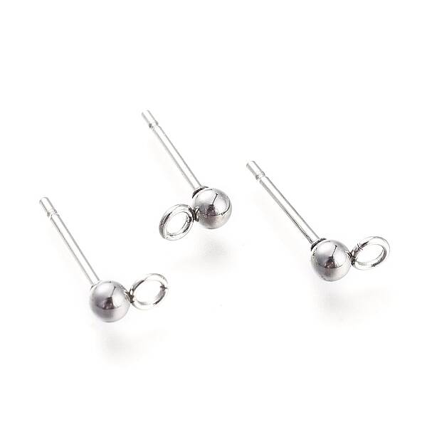 Non-Tarnish 304 Stainless Steel Ear Stud Components
