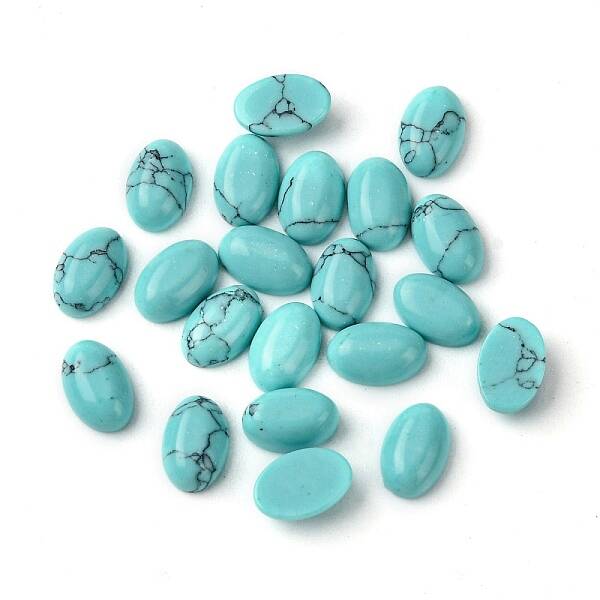 Synthetic Turquoise Cabochons