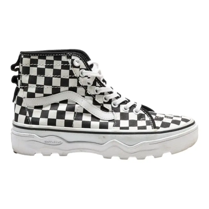 VANS Authentic High Top Trainers White Synthetic Womens UK 4.5