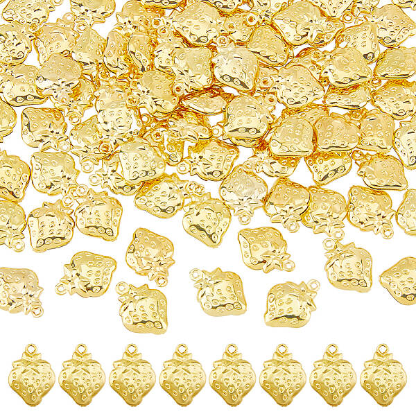 100Pcs Brass Charms