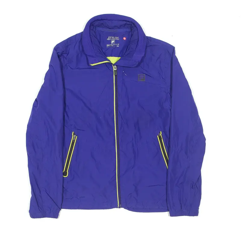 FILA Windbreaker Jacket Purple Womens M