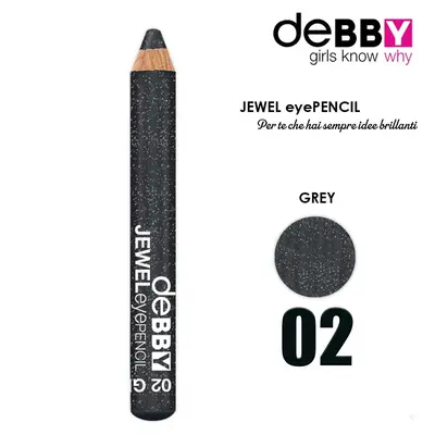 Debby Matita Occhi Jewel 02 Grey Glitter
