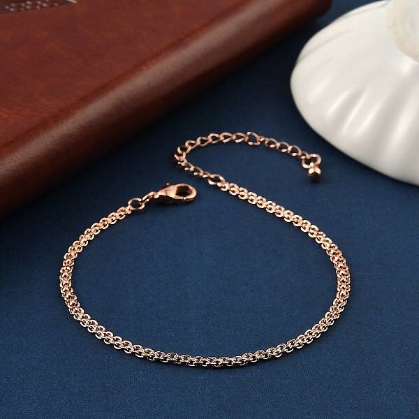 Brass Rope Chain Bracelets for Women