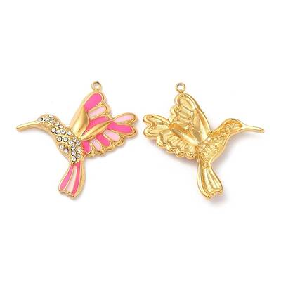 304 Stainless Steel Enamel Pendants
