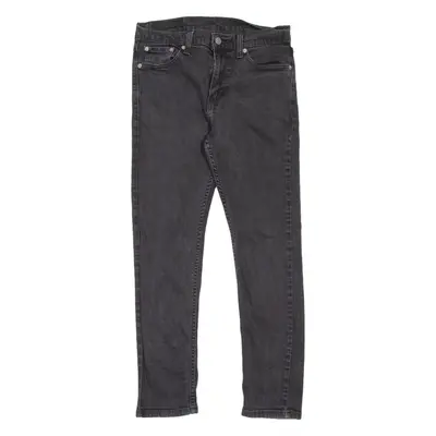 LEVI'S 510 Jeans Mens Black Slim Skinny W30 L27