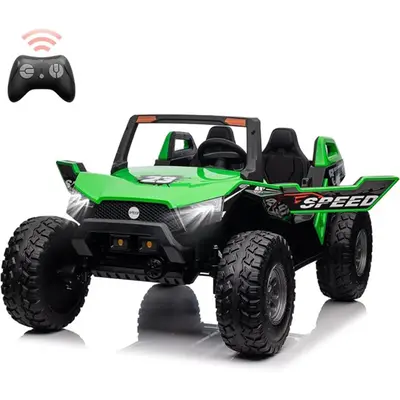 Garvee Ride - P Series: 24V 2-Seater Ride-On UTV: Remote Control, 4WD Motors, 21 Seats + Foldable Seat, 15.4 EVA Wheels, Mu...