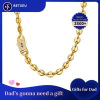 Stainless Steel MarinerChain Necklace lced OutBuckle Hip Hop Water Resistant & HypoallergenicJewelrygift Outdoorfun cuban lin...