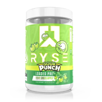 Ryse Supps Sour Punch Loaded Pre Green Apple