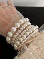 Faux Pearl Decorated Bracelet Set, Fashionable Jewelry for Women & Girls, Trendy All-match & Exquisite Jewelry for Birthday G...