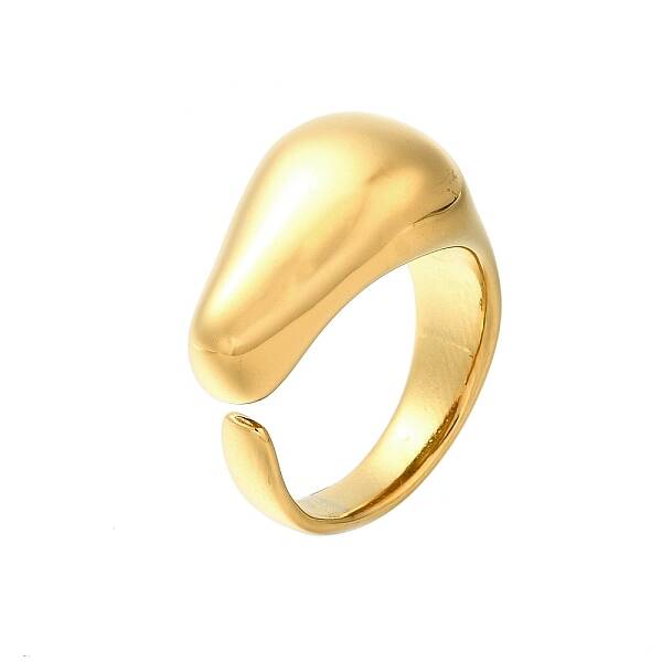 304 Stainless Steel Open Cuff Rings for Women