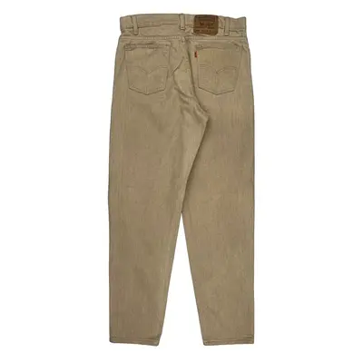Orange Tab 550 Relaxed Fit Levis Jeans - 34W 32L Beige Cotton