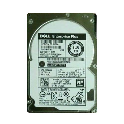 5H3XX Dell 1.8TB 12Gb/s SAS 10000 2.5-Inch Hard Drive