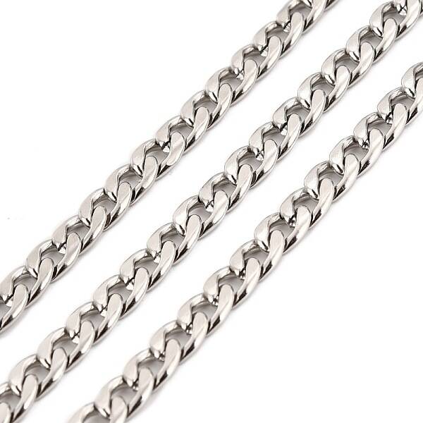 Tarnish Resistant 304 Stainless Steel Cuban Link Chains