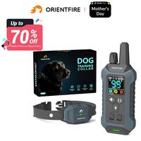 ORIENTFIRE Dog Training Collar- 4200FT Remote Control, 3 Training Modes, Rechargeable E-Collar for Large, Medium and Small Do...