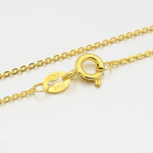 925 Sterling Silver Cable Chain Necklaces