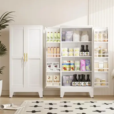 Metal Kitchen Pantry Cabinet,51.2\