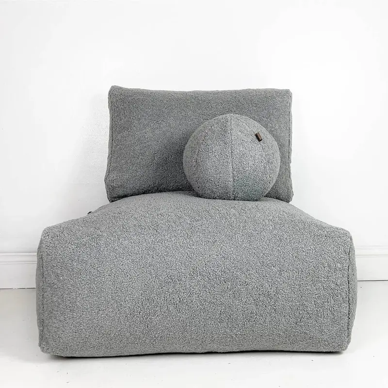 OOH POUF! Floor Cushion Set - Boucle Edition | Rozmiar: M | Kolor: Deepest Ocean