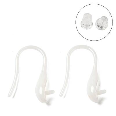 Hypoallergenic Bioceramics Zirconia Ceramic Ear Hooks