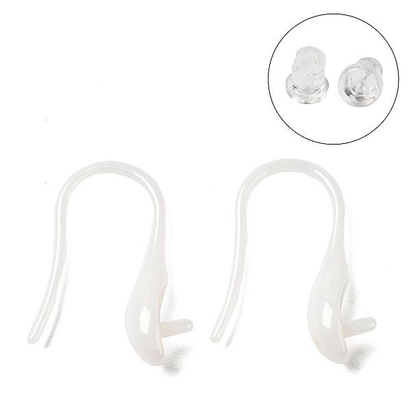 Hypoallergenic Bioceramics Zirconia Ceramic Ear Hooks