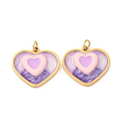 304 Stainless Steel Enamel Pendants