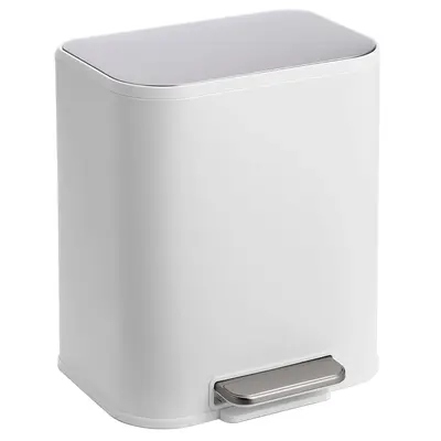 Garvee Kitchen Trash Can, 20L/5.3 Gallon Stainless Steel Garbage Can with Soft Close Lid Foot Pedal & Removable Inner Bucket,...