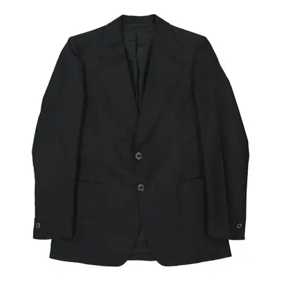 Unbranded Blazer - Medium Black Wool Blend