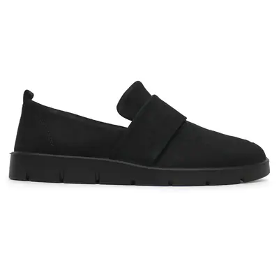 Ecco Bella 282303 Nubuck Women's Comfort Shoes - Black - Size:US 7-7.5 Women