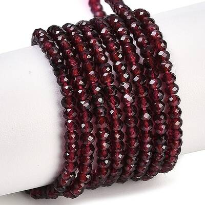 Natural Garnet Beads Strands