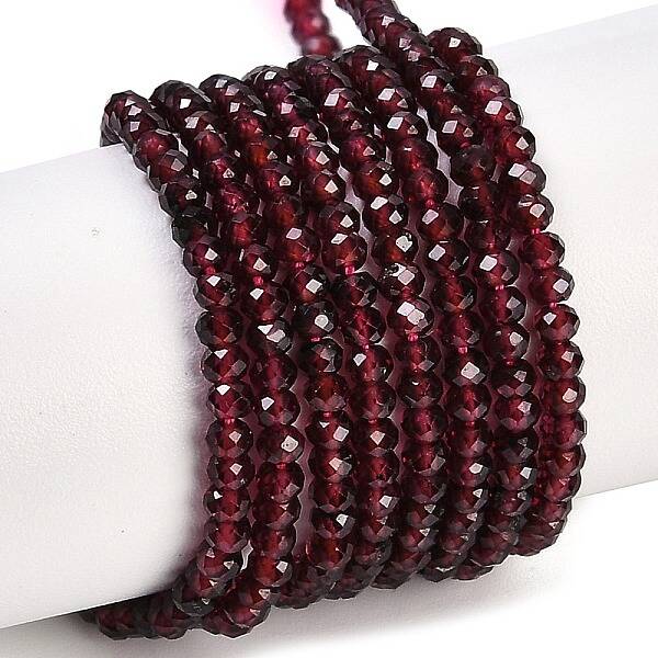 Natural Garnet Beads Strands